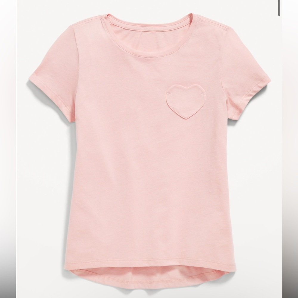 Old Navy Heart-Pocket T-Shirt for Girls